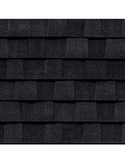 Cinder Black CertainTeed Landmark colour sample
