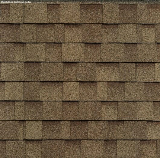 Earthtone Cedar IKO Cambridge colour sample