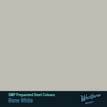 Bone White Westform Metals standard colours colour sample