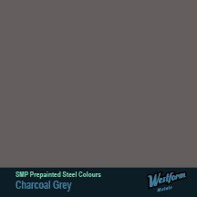 Charcoal Grey Westform Metals standard colours colour sample