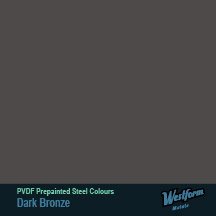 Dark Bronze Westform Metals standard colours colour sample