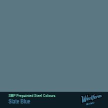 Slate Blue Westform Metals standard colours colour sample